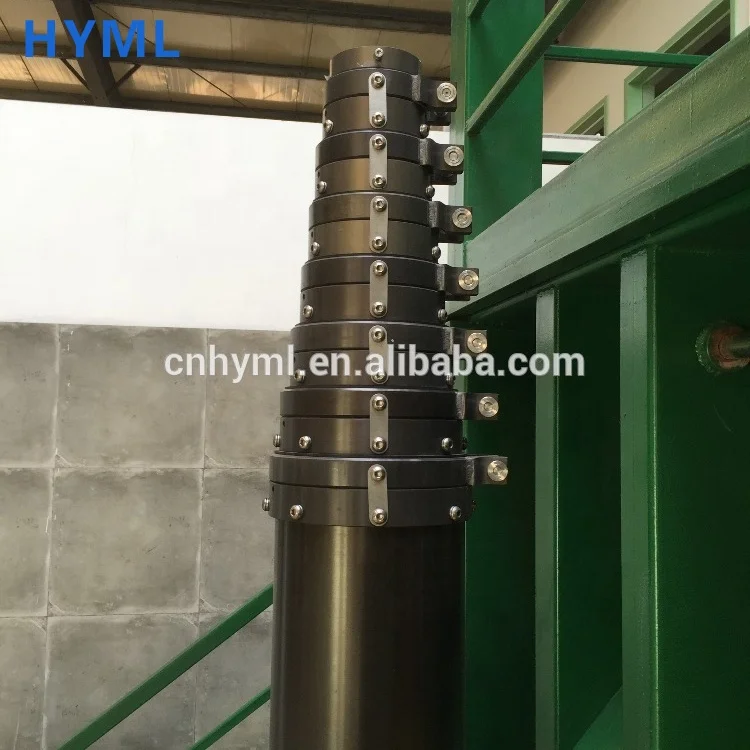 
combined hand brake pneumatic telescopic mast 