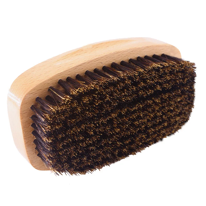 High quality custom logo wooden beard comb brush