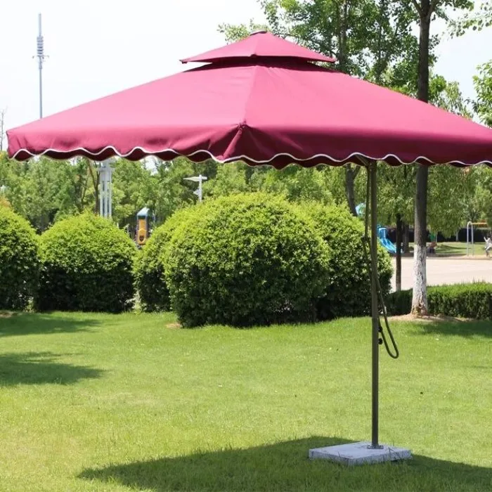 waterproof garden umbrella sunshine wind resistant beach umbrella