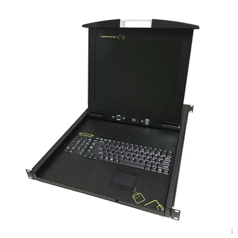 Стойка-Консоль TUXIN TX-1916 KVM 1U в стойку, 19 дюймов, ЖК-дисплей, kvm-переключатель сервера