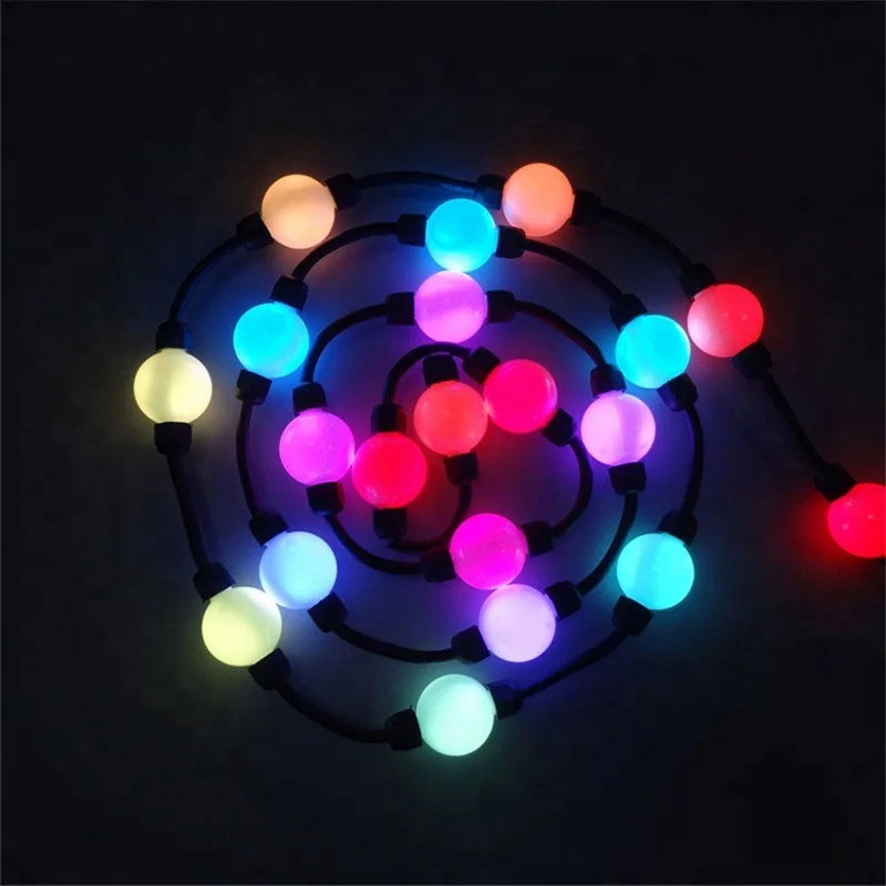Outdoor Waterproof RGB 3D Christmas Pixel Led Magic Ball Light DC24V with