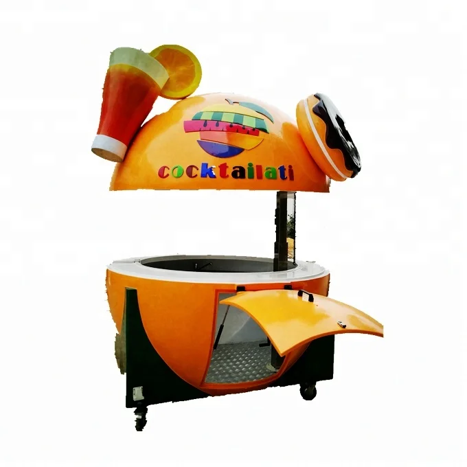 fiberglass orange Juice bar kiosk/retail kiosk wholesale manufacturer/commercial drinks Kiosk portable