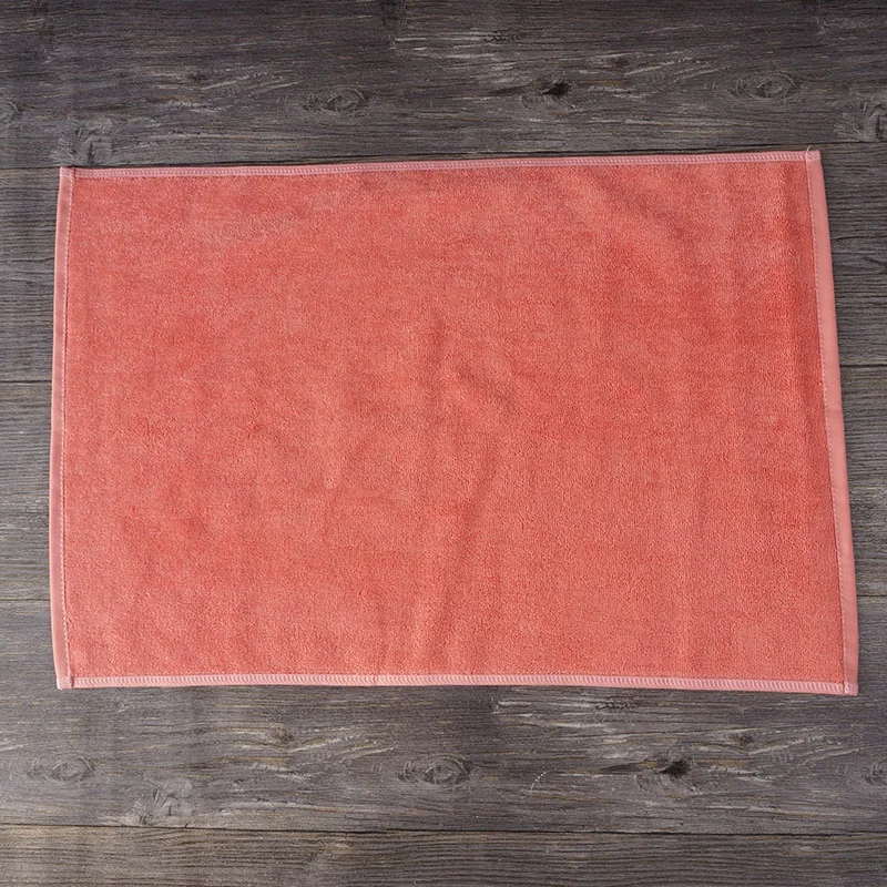 Bleach Proof SPA Barbershop 40x80cm Black 100% Cotton Hair Salon Towel for Beauty Gym Sports with Custom Logo