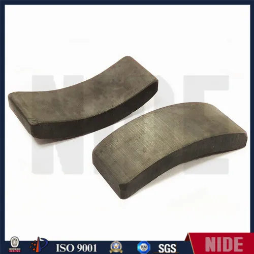 Customized Industrial Field generators Arc permanent Ferrite magnet For Motor Wholesale
