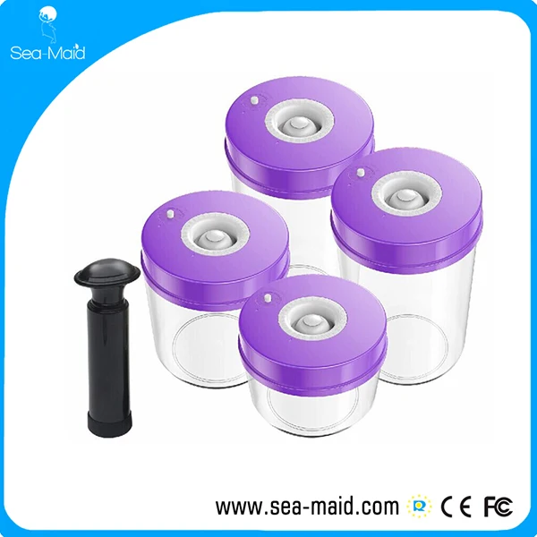 Sea-maid vacuum sealer pump container warehouse storage containers for home use to keep the coffee beans