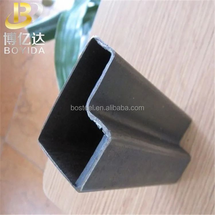 alibaba express china A36 carbon steel Special shape U T L oval pipe