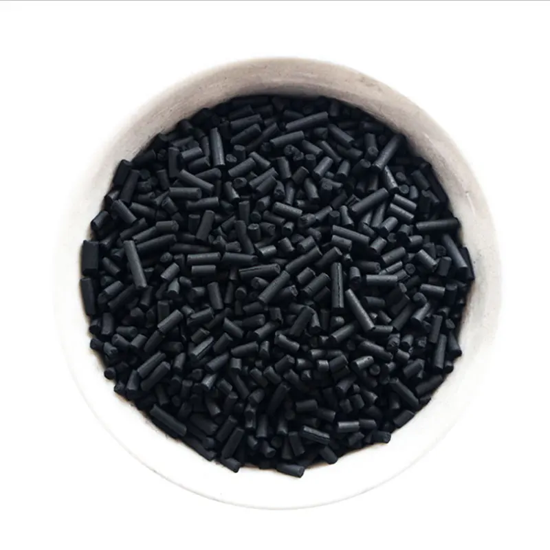 Coal and wood based pellet activated carbon for NH3 removal