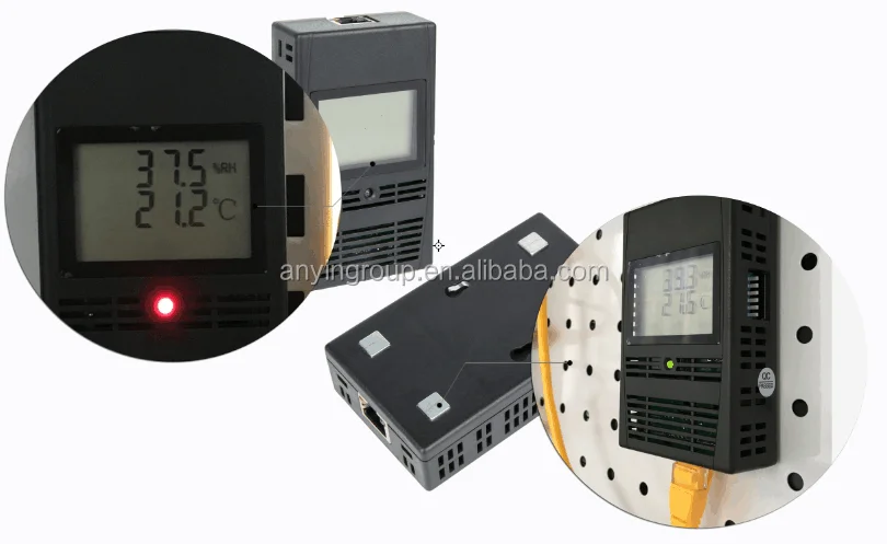 Chinese Golden Supplier RS485 Modbus high temperature and humidity sensor controller for server room