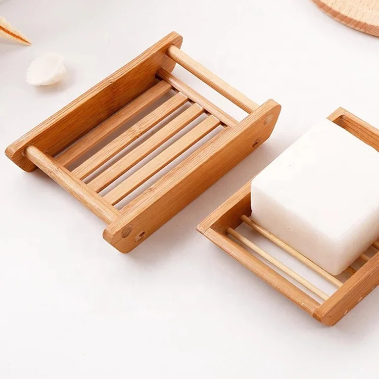 Classical  Handmade Eco-Friendly  Ship Shape Bamboo Soap Dish Tray
