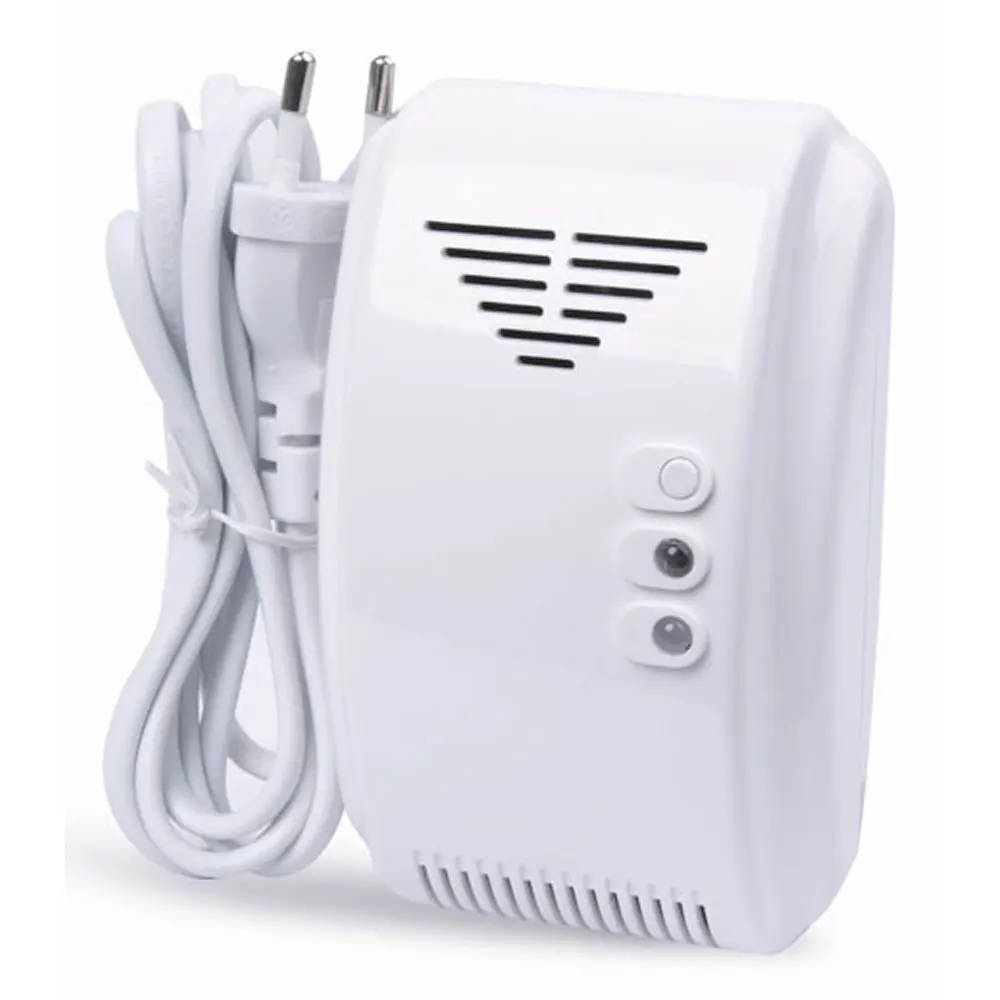 Precio de la alarma del detector de gas del LPG del metano combustible fijo inteligente del hogar, detector de la pérdida del ga
