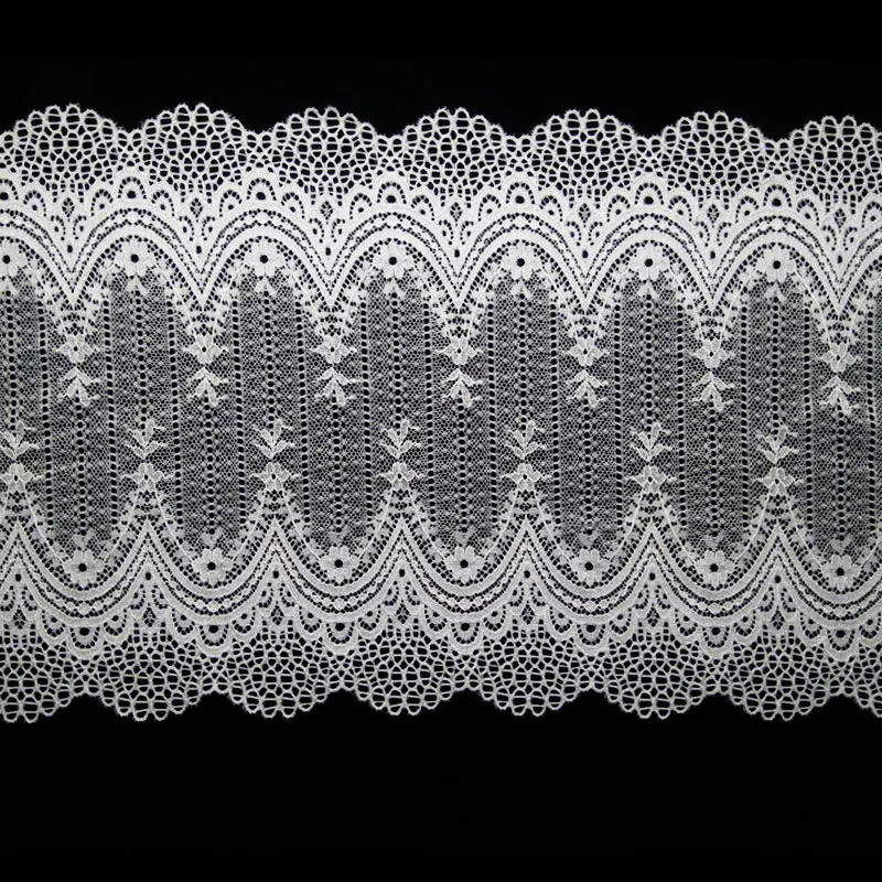 China Wholesale Wide Stretch Scallop Lace Trim/Lace for underwear