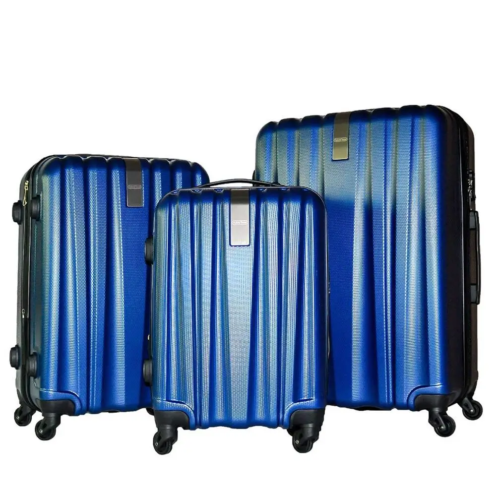 
3PCS ABS PC Trolley Luggage Set Spinner 4 Wheels Suitcase size 20 24 28inch Travel Case 