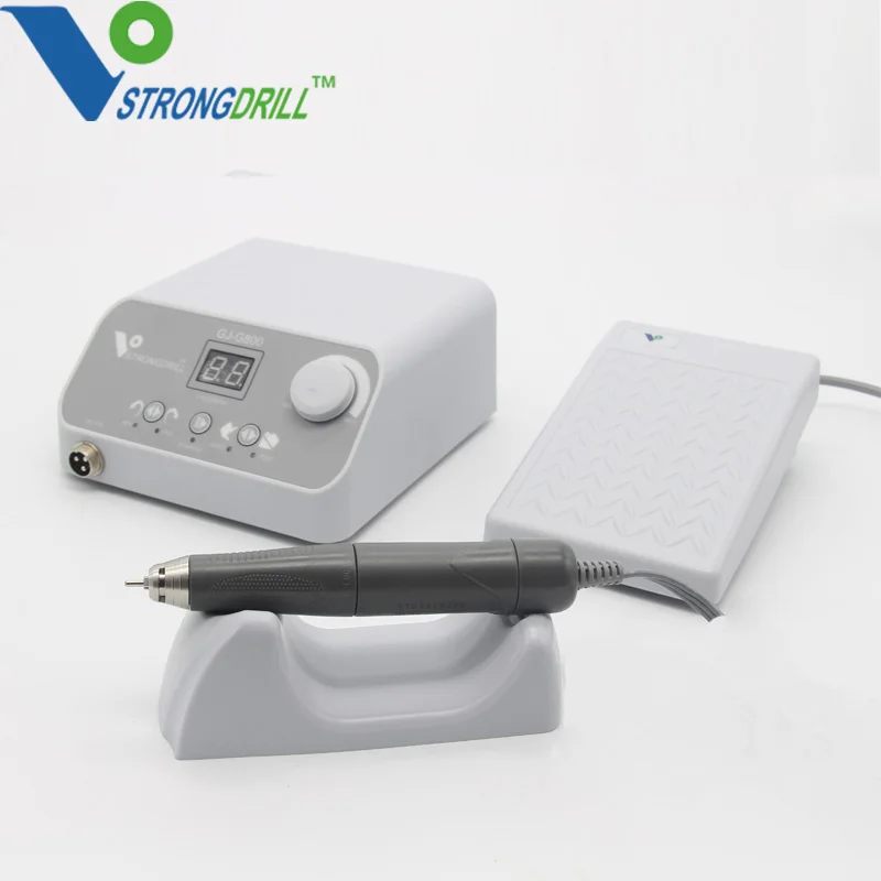 Korea Original 50000 Rpm Nail Drill Machine Gj-g800+Q9 Brushless Controller Micromotor Manicure