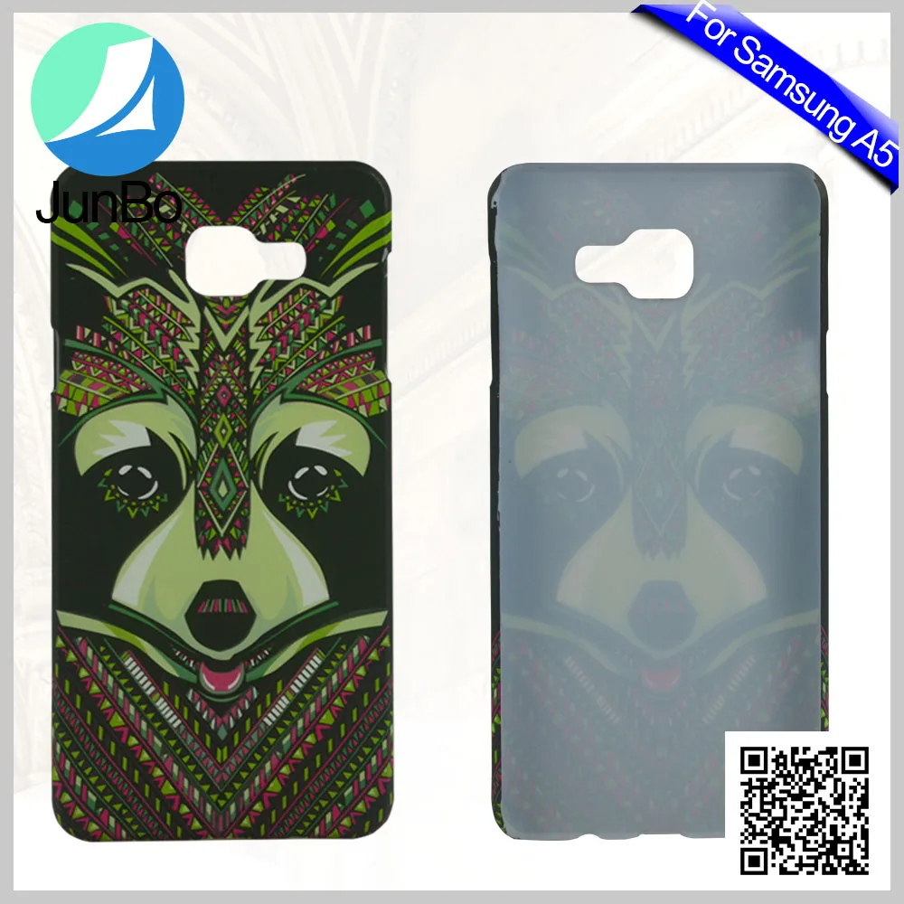 Горячий Продавать Серебристые Жесткий PC Чехол для Samsung A5, Мультфильм Pattern Крышка Чехол для Samsung A5 Мобильный Телефон
