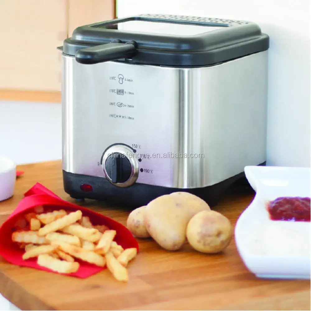 Электрическая глубокая фритюрница для ресторана, 1,5 л