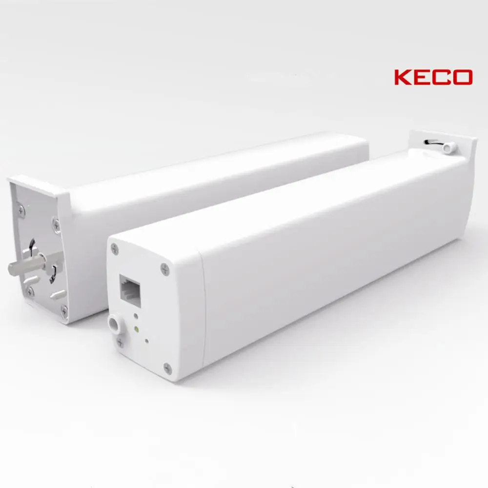 Keco super silent motorized remote curtain motor KA60A for home electric drapery rails hotel curtain use and home user