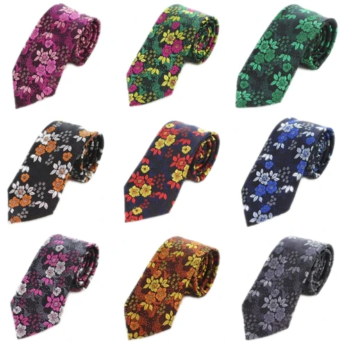 2022 новый модный дизайнерский цветочный деловой мужской галстук тонкий свадебный галстук