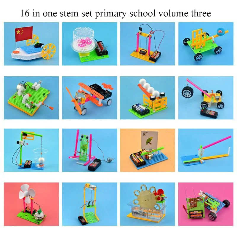 DIY Barbecue making robot kids eco friendly toys tin can robot