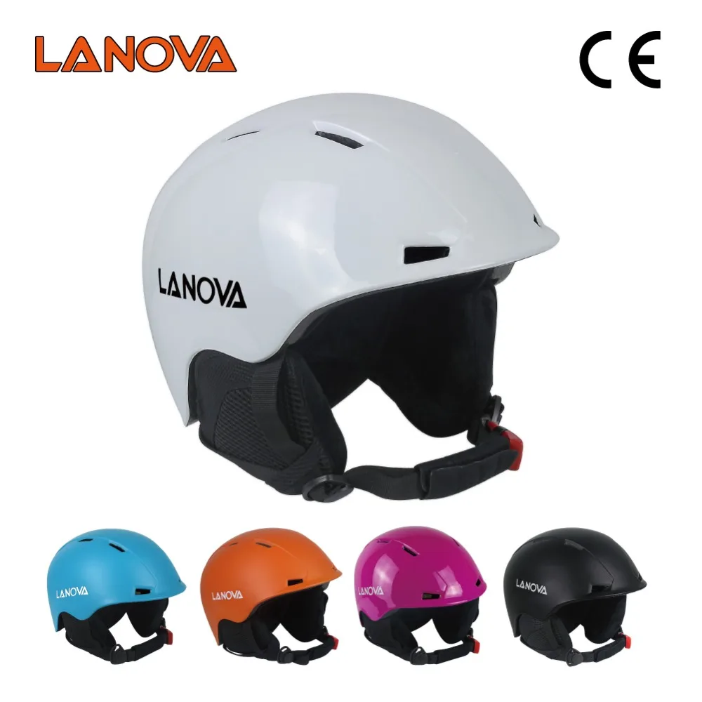 
Customized PC+EPS Adults And Kids In-mold Snowboard Helmet Skiing Helmet 