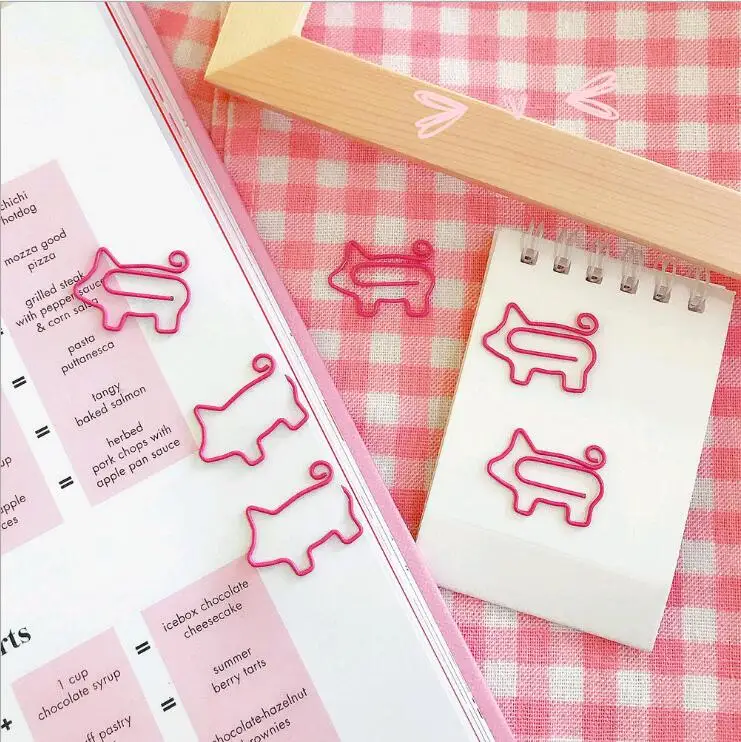 Pig Shape creative paper clip