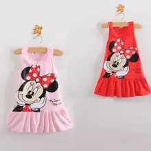 New 2015 Girl Dress Baby Girls Vest Dress Cotton Girl Clothing Hollow Pocket Bag Hip Baby