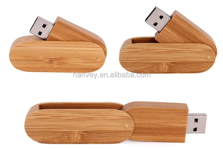 Высокое качество оптовая продажа дешевые 1 ГБ выдвиженческие изготовленные на заказ HV-808 бамбук деревянный вращающийся usb флэш-накопитель флэш-память