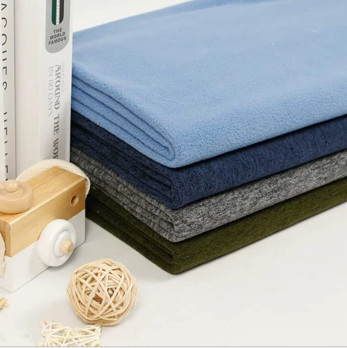 Shengze textiles factory 100% polyester textile material polar fleece fabric for cloth