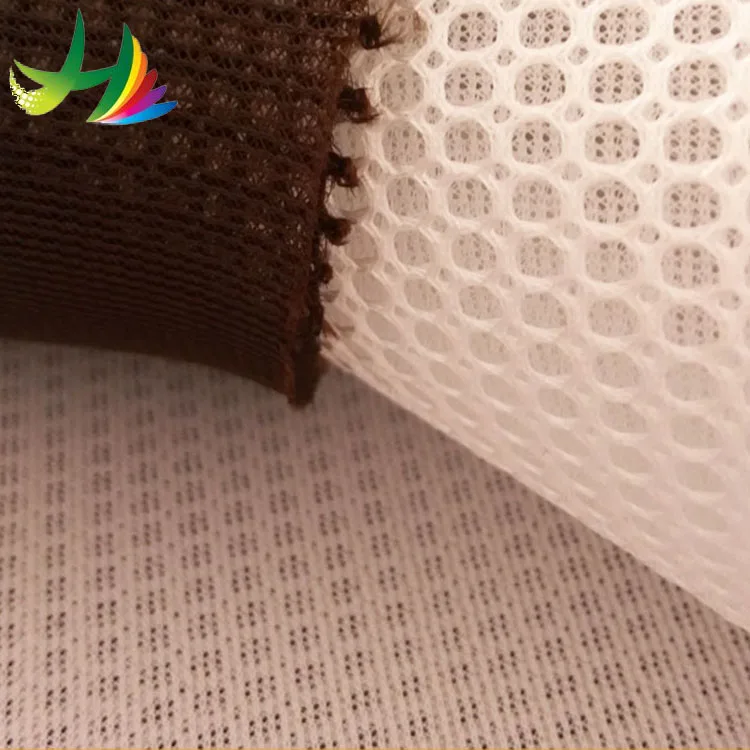 HH-003 100% polyester 3d air mattress 3d air layer mesh fabric layer home textile knitted mesh bench seat covers