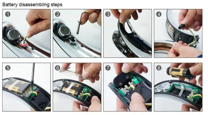 Temperature Adjustable Bathroom Sensor Faucet