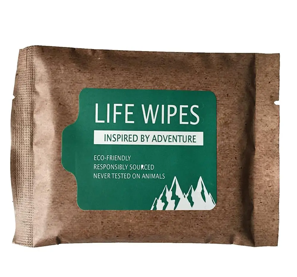 Все натуральные 100% биоразлагаемые влажные салфетки для рук и тела