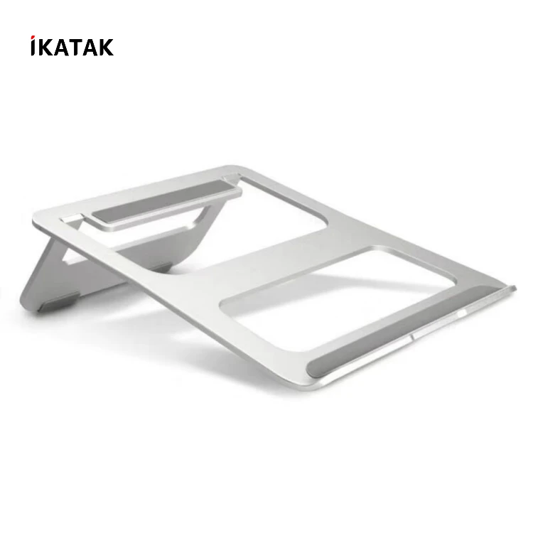 IKATAK Best Selling Aluminum Notebook Holder Riser Portable Folding Laptop Stand