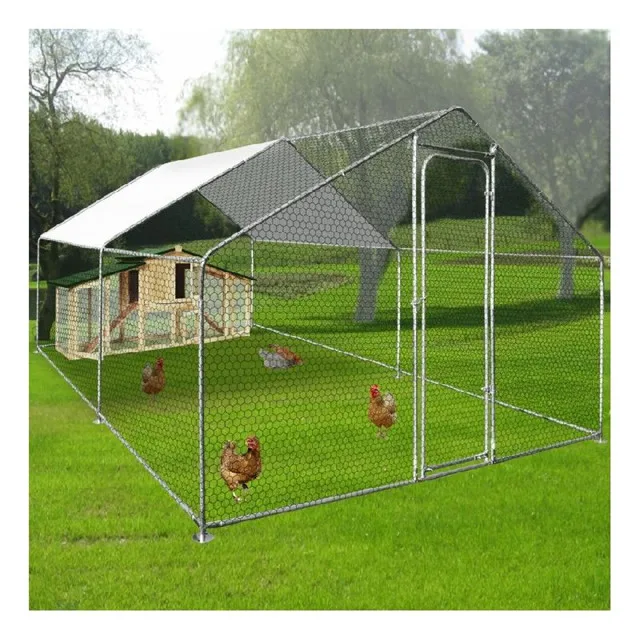 Large Walk In Chicken Run / Coop Poultry Hen Rabbit Dog Cat Pet Cage