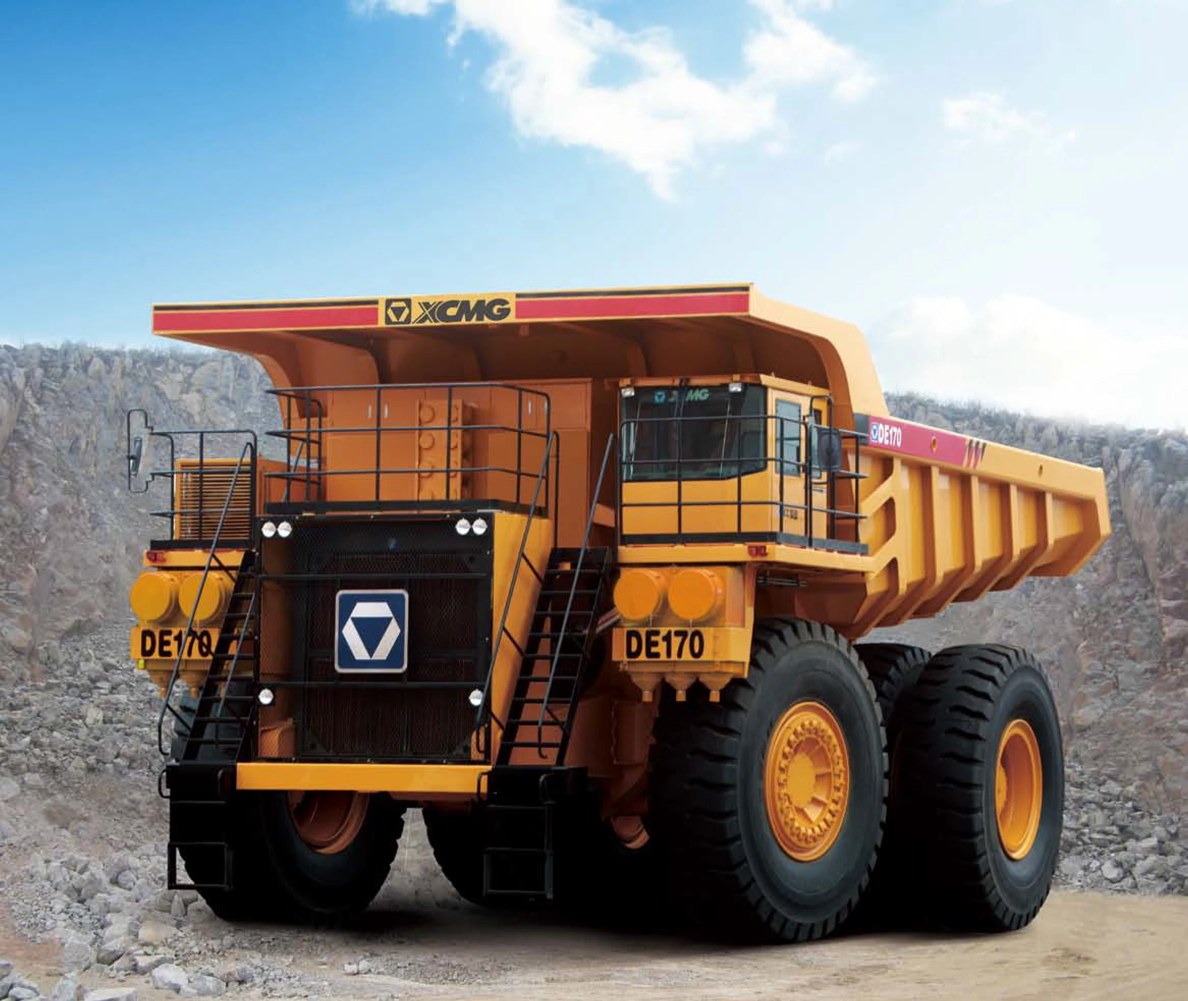 
XCMG 170 ton XDE170 mining dump truck for sale 