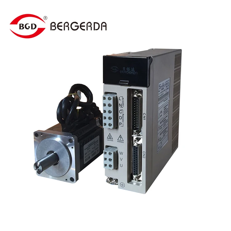 380V high pressure 130 flange 2.5kw briushless  ac servo motor + servo drive 10Nm 2500rpm with cable and low servo motor price