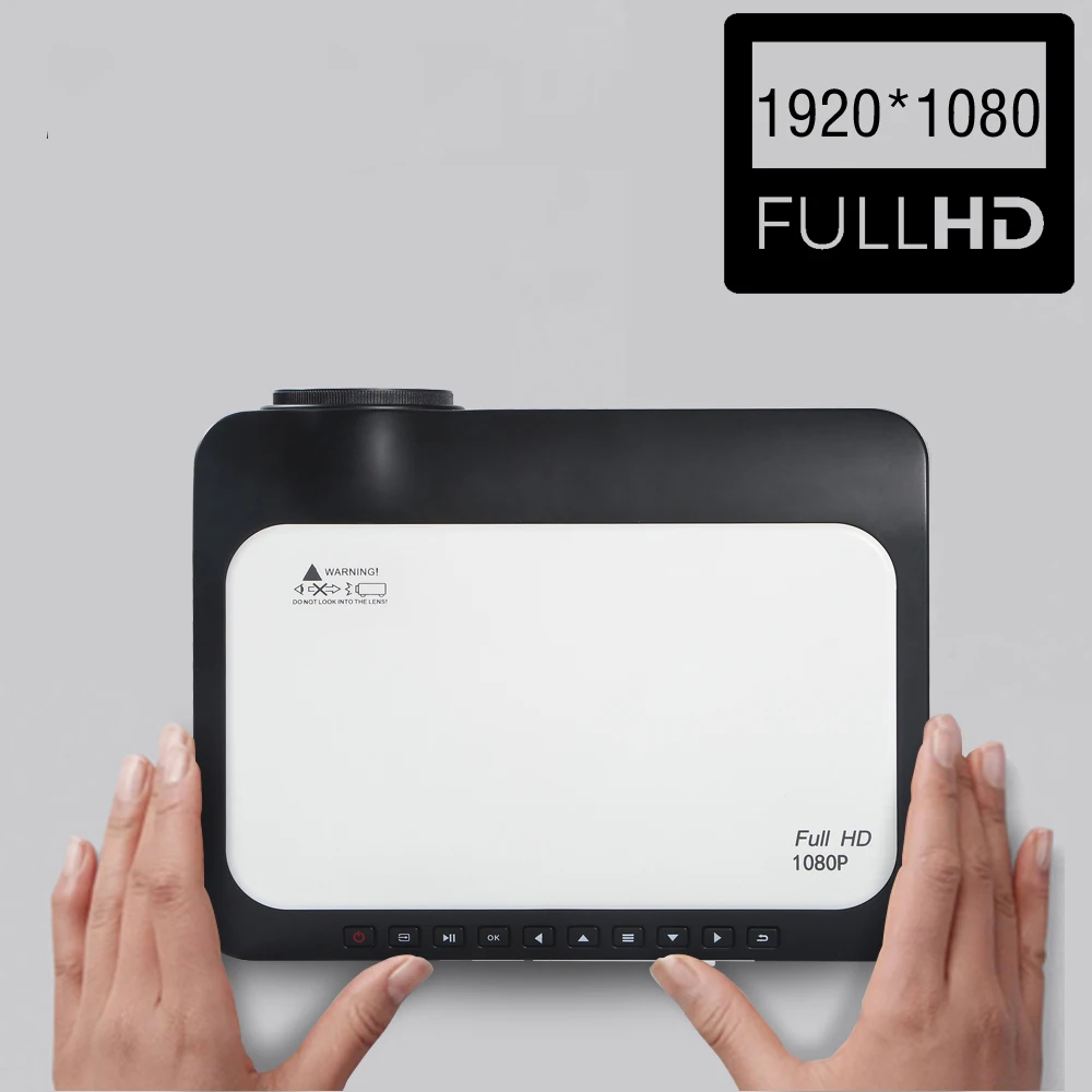 New product home theater mini pocket projector L6 200 lumens contrast 2000:1 HD MINI LED projector 1080P