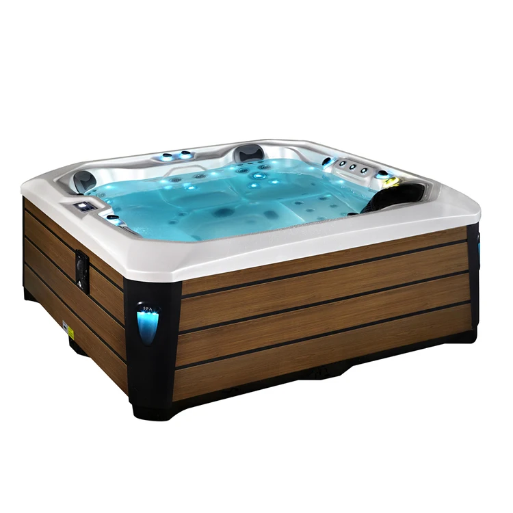 Top Sale Sunrans Spa whirlpool bathtubs outdoor spa bath hot tub for 5 person