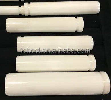 Shiny mirror polished 99%al2o3 ceramic rods pins beads