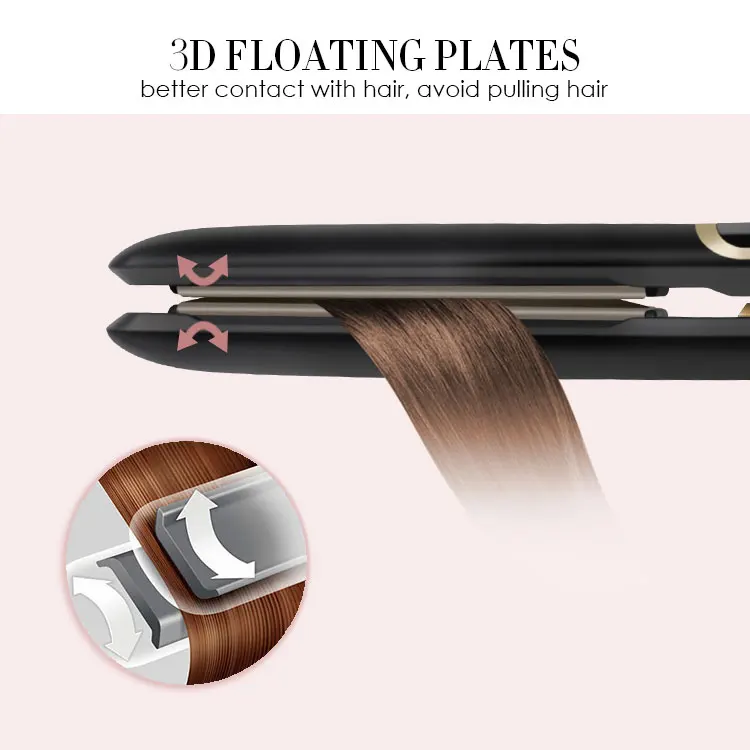 Wholesale LED Digital Display 450F Private Label 1 Inch Titanium Flat Irons