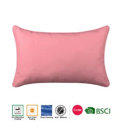 Pillow perfect outdoor Single piped rectangular throw pillow