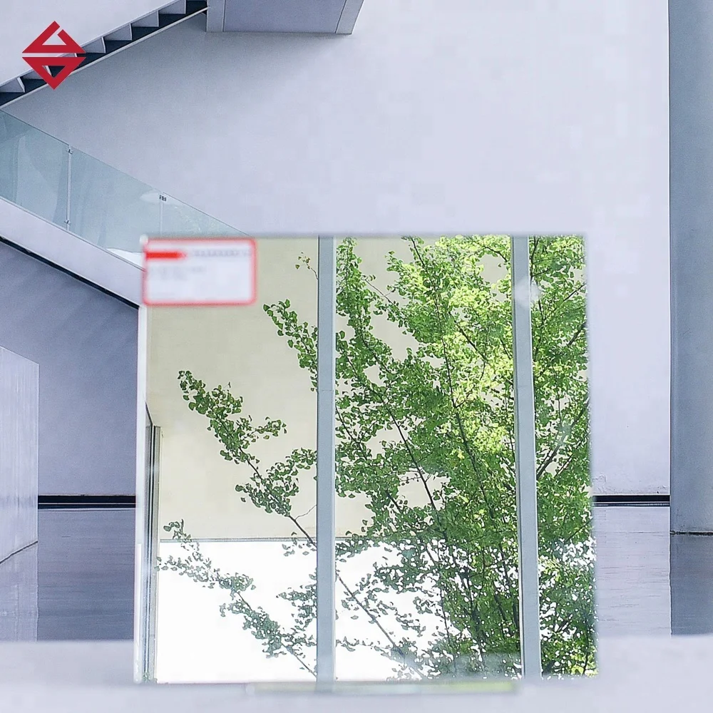 Large Frameless Safety Edge Dance Aluminum Mirror with Vinyl Film Back