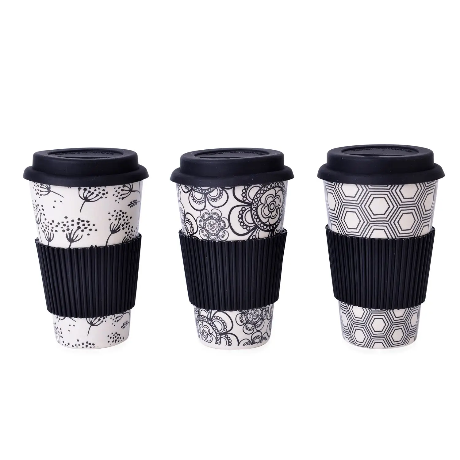 Eco-Friendly 450ML Food Grade Natural bamboo fiber Drink Coffee Cup With Lid