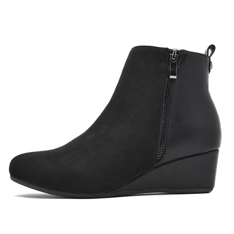 
Оптовая продажа, новый дизайн товара, модные женские ботильоны на молнии, женские ботинки для отдыха 