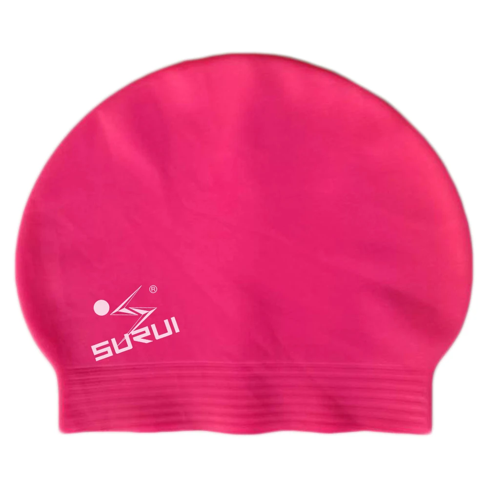 Wholesale Customize Logo Cool Large Latex Dome Swim Cap