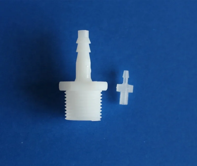 Plastic Straight threaded tubing barb fitting adapter Coupler male thread barbed hose pipe connector