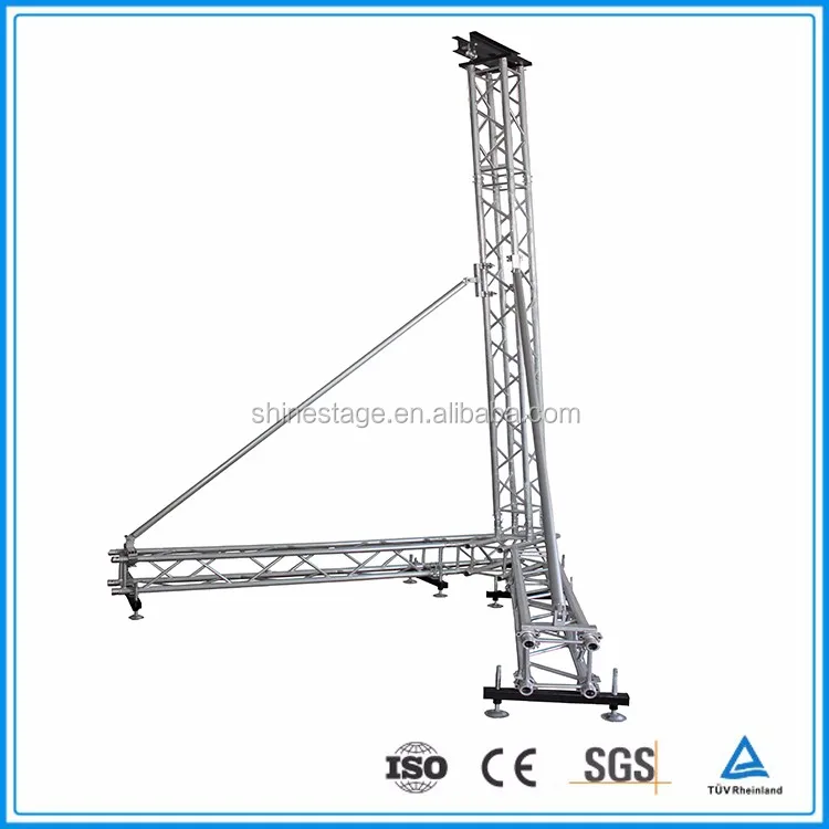 Линейного массива фермы повесить динамики