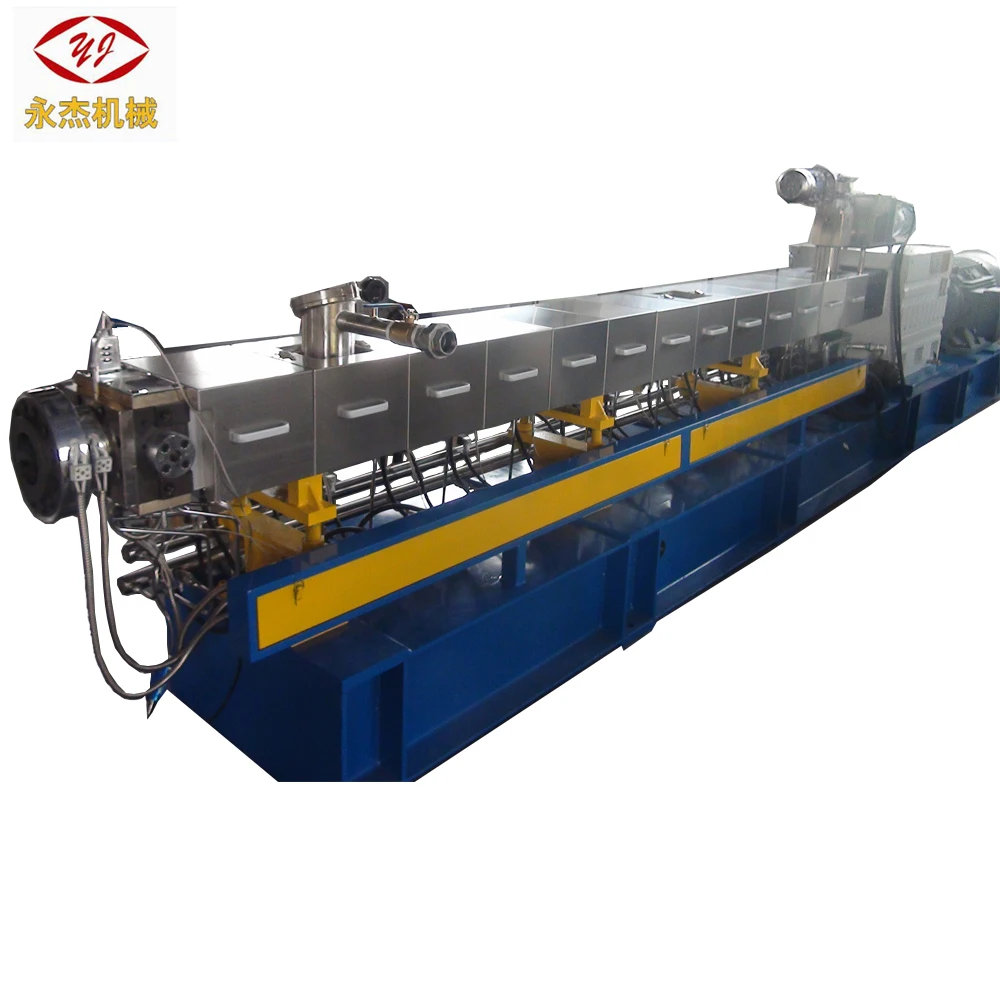 Competitive-price  pa pp abs pc and glass fiber plastic granulator machine twin screw extruder
