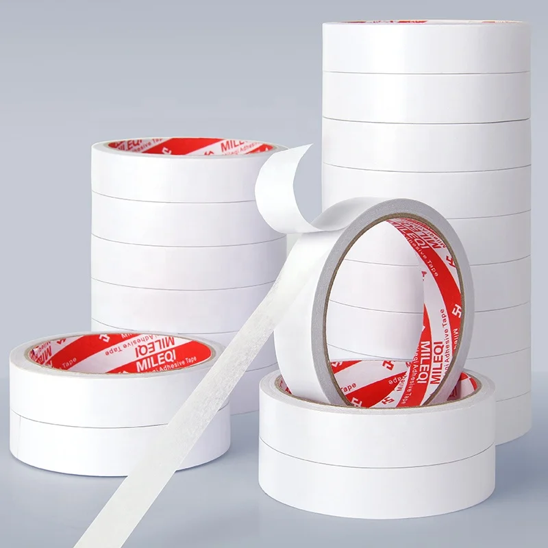 
Mileqi high quality super strong sticky double sided self adhesive gummed tape 