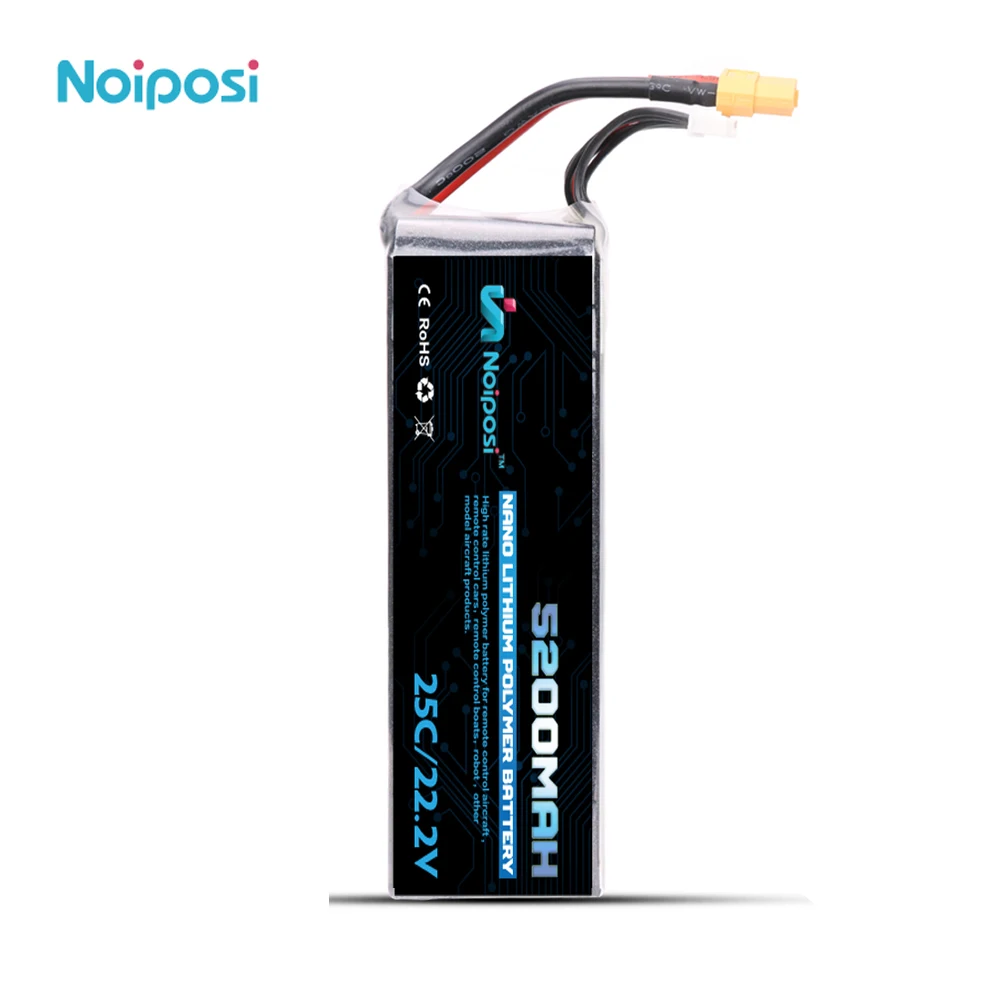 25C 35C 45C 60C Lipo Battery 6s 22.2v 5200mah,High Discharge Rate Lipo