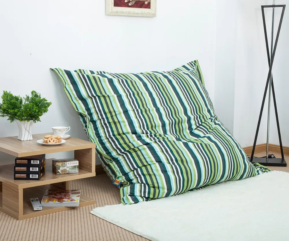Outdoor Indoor Fire Retardant Lazy Sofa Bag Large Square Bean Bag
