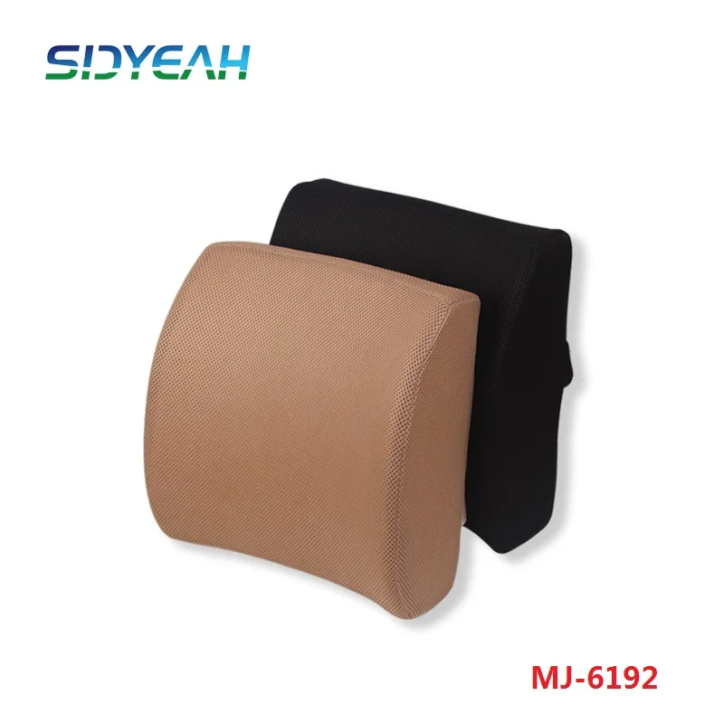 Cheap Wholesale Car driver memory foam seat back cushion chair lumbar Support Cushion
